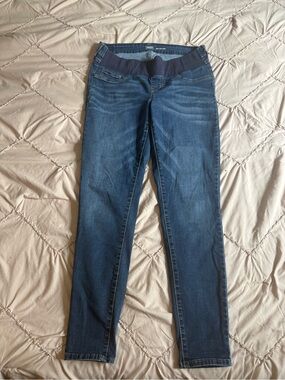 Signature by Levi Strauss Indigo Maternity Jeggings with Overband